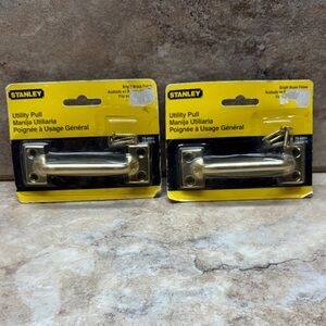 Stanley Brass finish Utility Pull handles 3-7/8 inches.